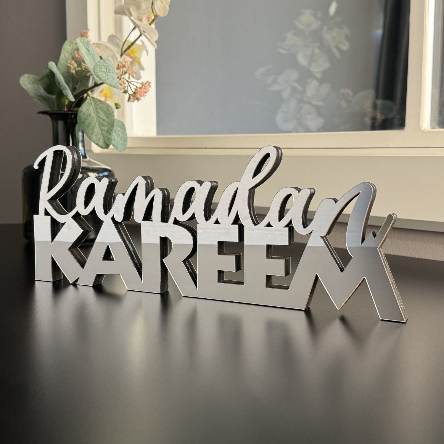 minimalist-ramadan-kareem-written-islamic-decor-tabletop-stylish-shukranislamicarts