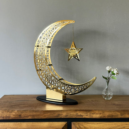 muslim-gift-crescent-star-metal-home-decoration-golden-ramadan-theme-shukranislamicarts