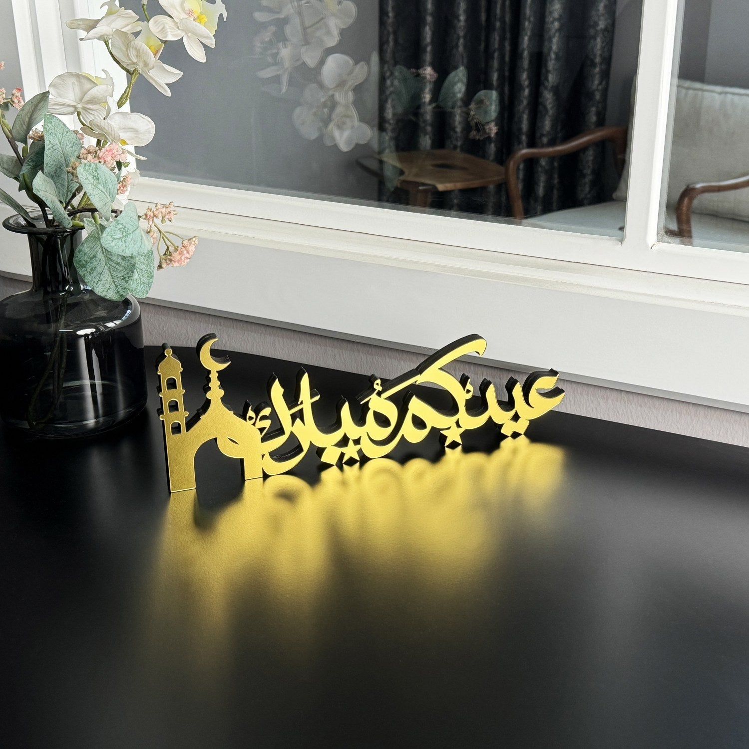 eid-mubarak-ramadan-decor-gold-arabic-calligraphy-islamic-tabletop-handmade-muslim-gift-shukranislamicarts