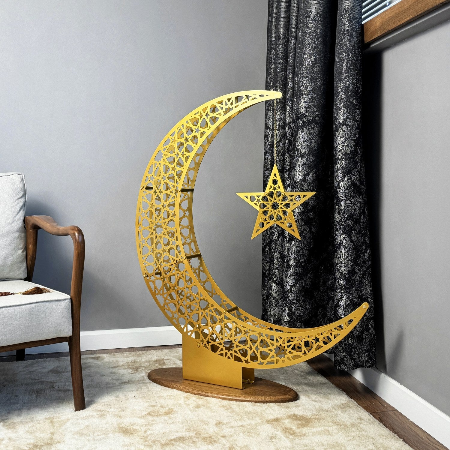 ramadan-decor-metal-crescent-star-gold-islamic-home-decoration-eid-ready-shukranislamicarts