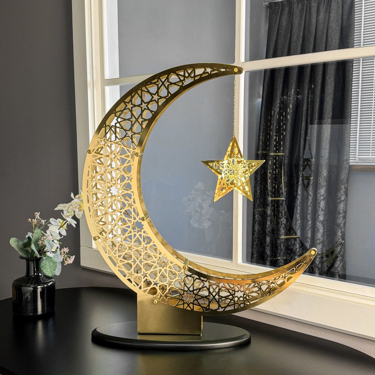 eid-ready-gold-crescent-star-metal-islamic-decoration-ramadan-home-style-shukranislamicarts