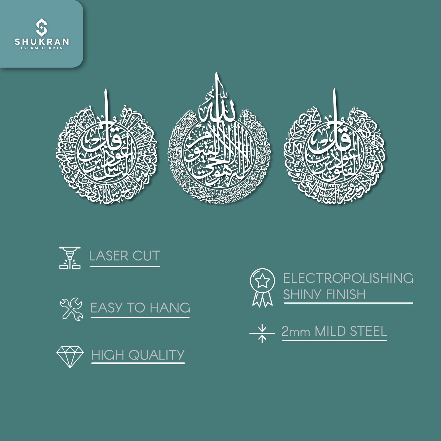 set-of-3-ayatul-kursi-al-falaq-an-nas-islamic-metal-art-for-tranquil-decor-shukranislamicarts