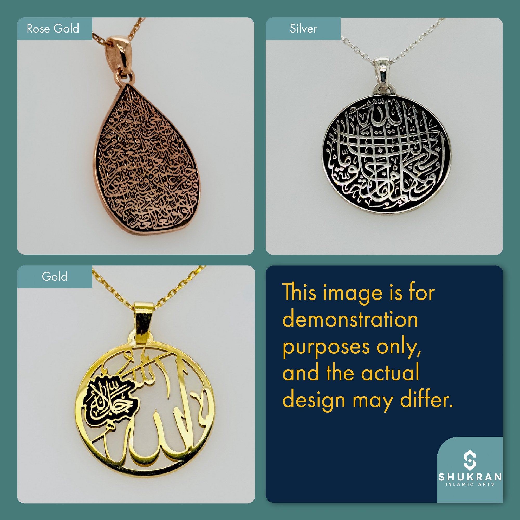 Allah in arabic on sale necklace